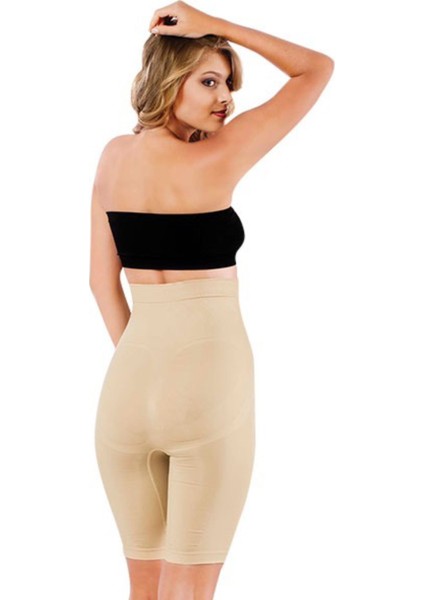 2015 Kadın Yüksek Bel Uzun Paça Şekillendirici Korse