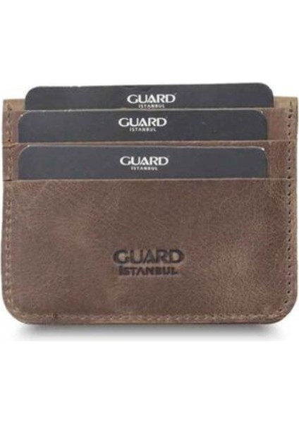 Hakiki Deri Unisex Crayz Kahve Kağıt Para Bölmeli Mini Kartlık (T1113) fiyatları