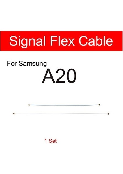 Samsung A20 (SM-A205) Uyumlu Şebeke Anteni Sinyal Kablosu (1 Set)