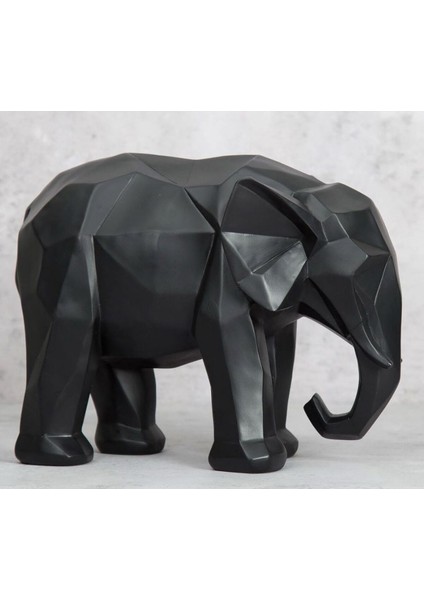 Dev Boy Kübik Geometrik Fil Hediyelik Dekoratif