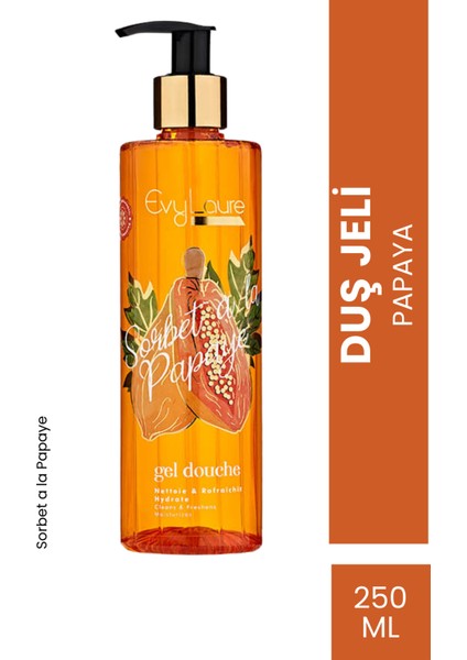 Sorbet À La Papaye Parfümistik Duş Jeli Papaya Ekstraktlı Yoğun Nemlendirici 300 ml
