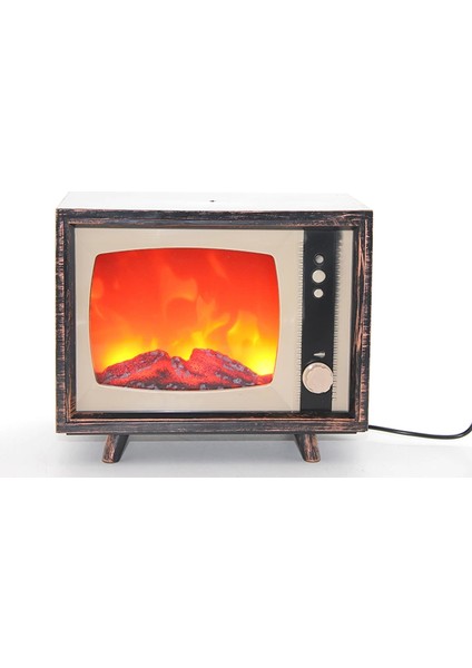 Robinanka Tv Tasarımlı Ledli Şömine Lamba AALK2511