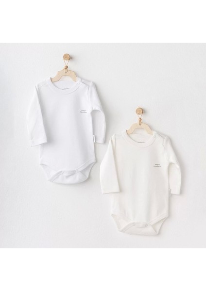 Long Sleeve 2'li Basic Body Ekru