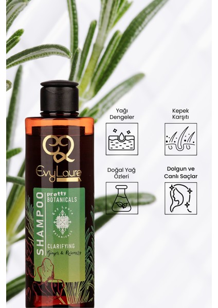 Zencefil ve Biberiye Özlü Şampuan 225 ml