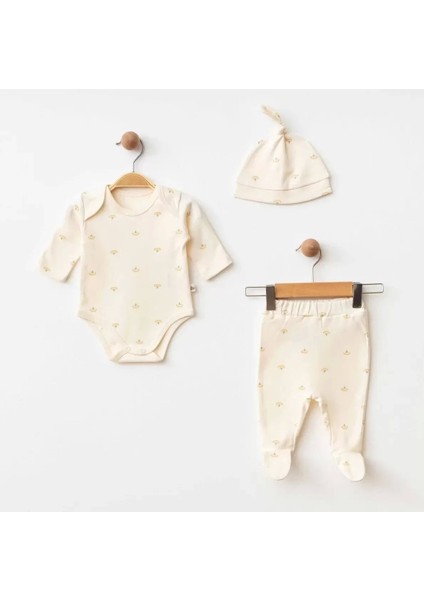 Eslenza Baby 3'lü Zıbın Takım 0038 Bej