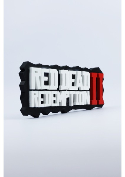 Red Dead Redemption 2 - Rdr 2 - 3 Boyutlu Tabela - 20 cm x 8 cm x 1.5 cm