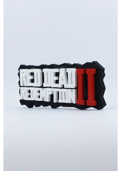 Red Dead Redemption 2 - Rdr 2 - 3 Boyutlu Tabela - 20 cm x 8 cm x 1.5 cm