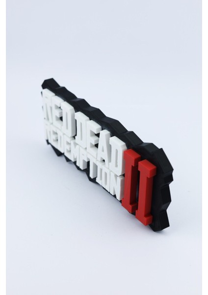Red Dead Redemption 2 - Rdr 2 - 3 Boyutlu Tabela - 20 cm x 8 cm x 1.5 cm
