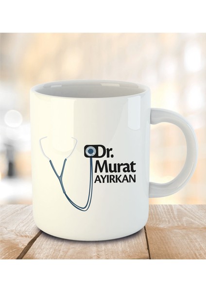 Doktora Özel Inci Beyazı Kupa Bardak - 8 Standart