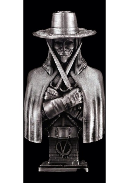 V For Vendetta Büst Figür 15 cm