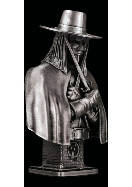 V For Vendetta Büst Figür 15 cm