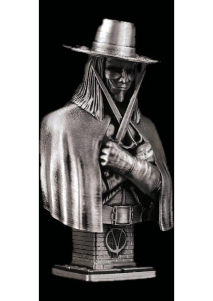 V For Vendetta Büst Figür 15 cm