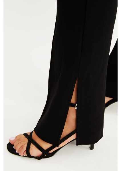 Yırtmaçlı Straight Fit Pantolon fırsatları