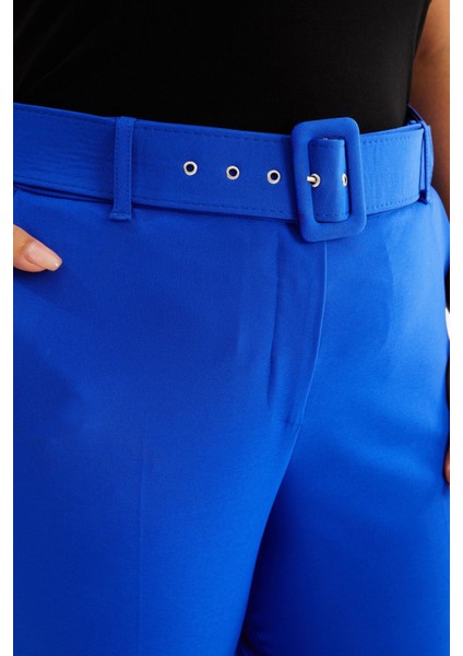 Cep Detaylı Kemerli Klasik Pantolon modelleri