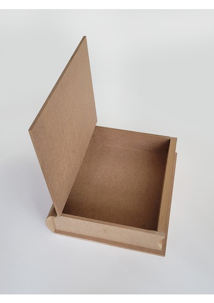 Ahşap, Ham Mdf, Boyanabilir Kitap Kutu 28 x 34 cm modelleri
