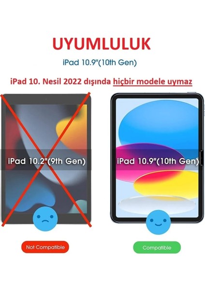 Uyumlu Gordons Ipad 11.nesil A16 11INÇ/10.NESIL 10.9inç Tablet Nano Ekran Koruyucu