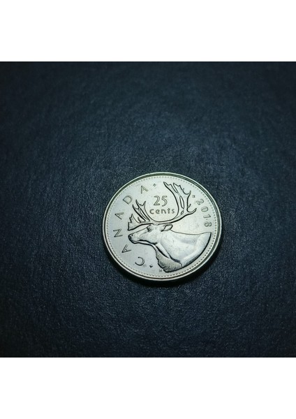 3996367FB953D006FE 2018 Kanada 25 Cent Çil Eski Yabancı Madeni Para fiyatları