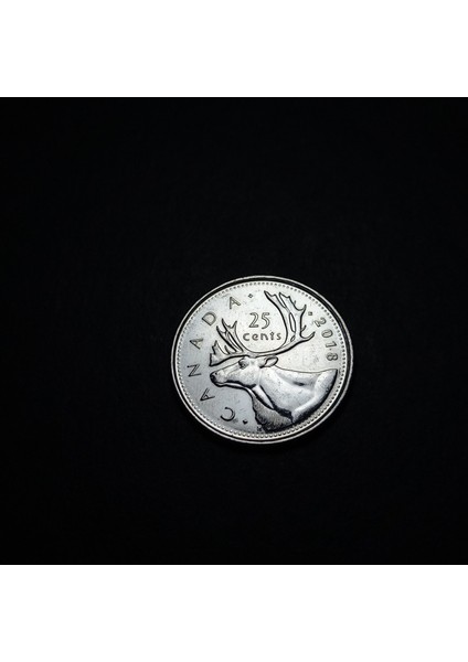 3996367FB953D006FE 2018 Kanada 25 Cent Çil Eski Yabancı Madeni Para fırsatları