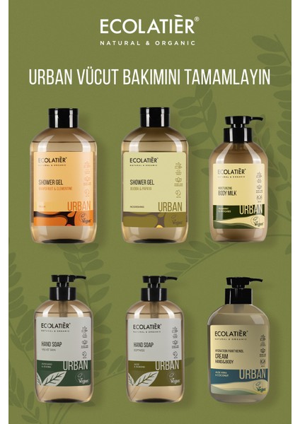 Duş Jeli Jojoba ve Papaya %97,5 Doğal Vücut Şampuanı Vegan 600 ml