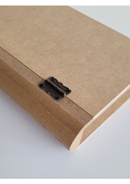 Ahşap, Ham Mdf, Boyanabilir Kitap Kutu 17 x 23 cm