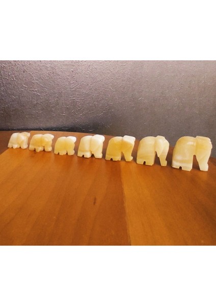 Onyx Mermer 7li Şans Fil Seti fırsatları