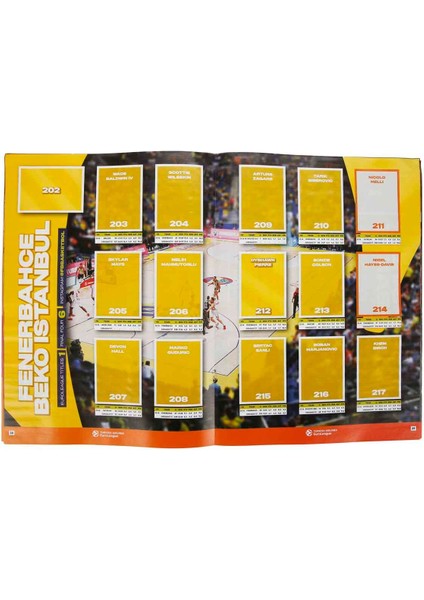 2024-25 Turkish Airlines Euroleague Çıkartma Albümü modelleri