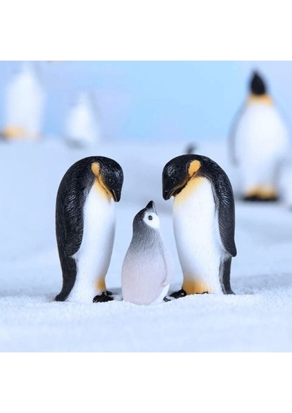 3'lü Penguen Teraryum Minyatür Obje Teraryum Malzemeleri Teraryum Objeleri