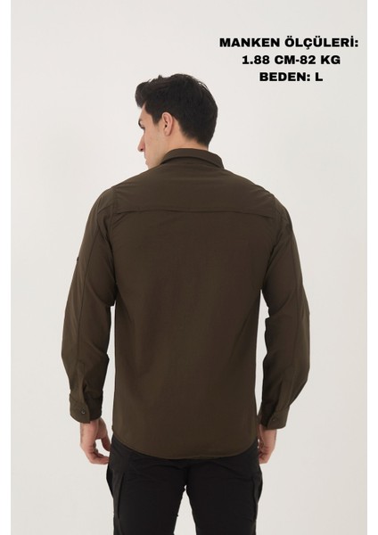 CAMP365 Outdoor Tactical Rahat ve Kullanışlı Su iticili Erkek Taktik Gömlek modelleri