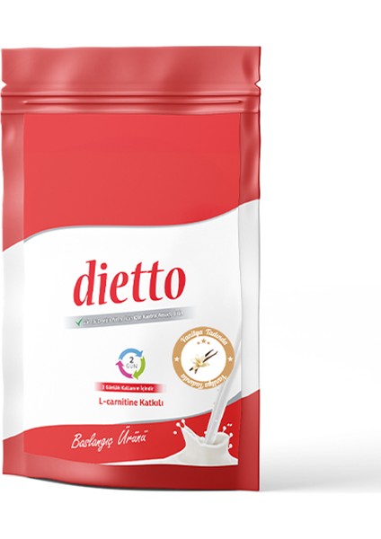 2 Adet Dietto 30 Günlük Set Vanilya