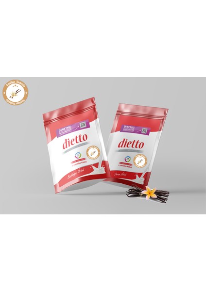 2 Adet Dietto 30 Günlük Set Vanilya