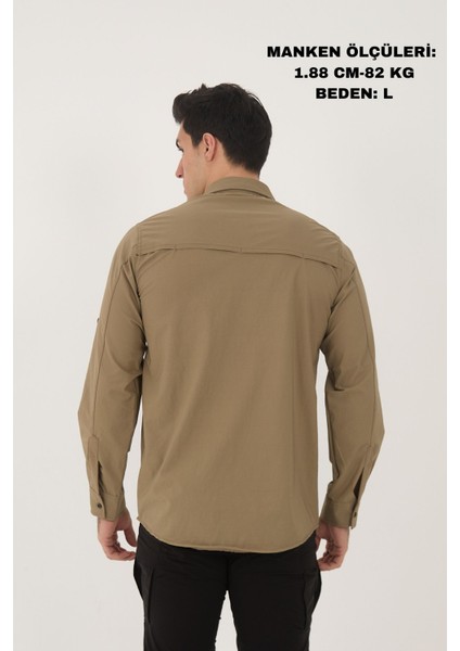 CAMP365 Outdoor Tactical Rahat ve Kullanışlı Su iticili Erkek Taktik Gömlek modelleri