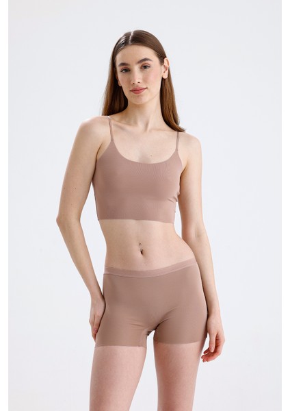 Dikişsiz Lazer Kesim Kadın Boxer Külot - Seamless Iç Çamaşırı