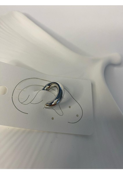 Silver Renk Earcuff Kıkırdak Küpe