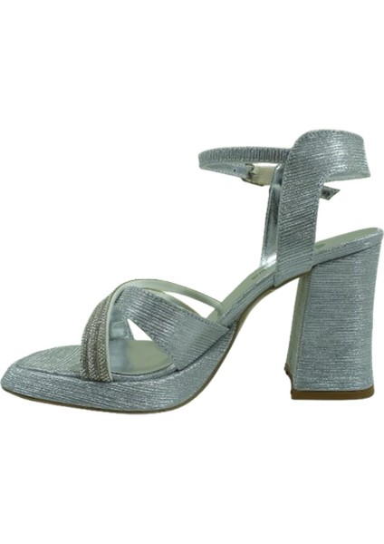 Bayan Topuklu Ayakkabı Gümüş-Simli 156 Mg 6002 fiyatları