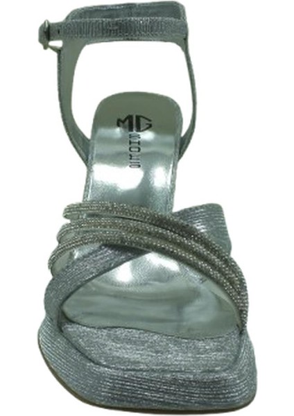 Bayan Topuklu Ayakkabı Gümüş-Simli 156 Mg 6002 modelleri