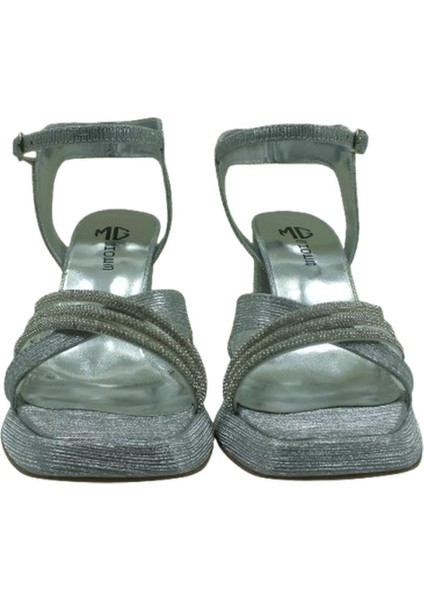 Bayan Topuklu Ayakkabı Gümüş-Simli 156 Mg 6002 indirimleri