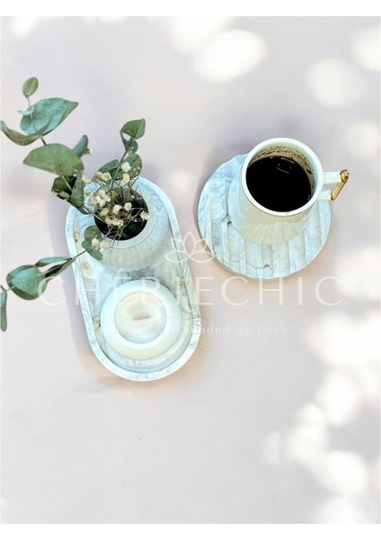 Küçük Bohem Vazo | Dekor Obje | Mermer (Gri) modelleri