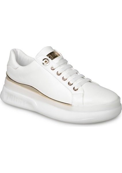 Beyaz Sneakers Deri Kadın Ayakkabı