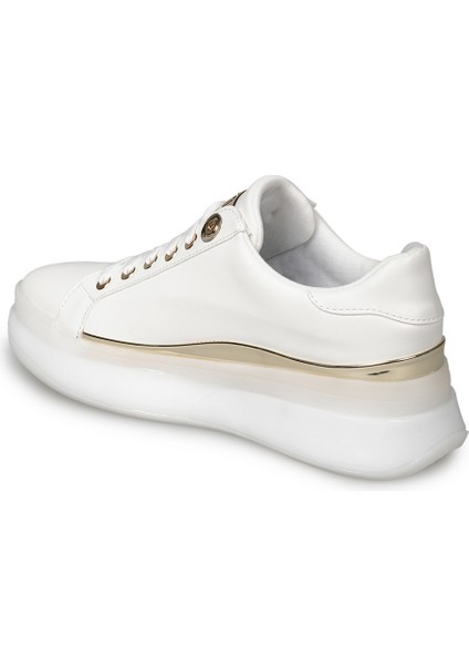 Beyaz Sneakers Deri Kadın Ayakkabı