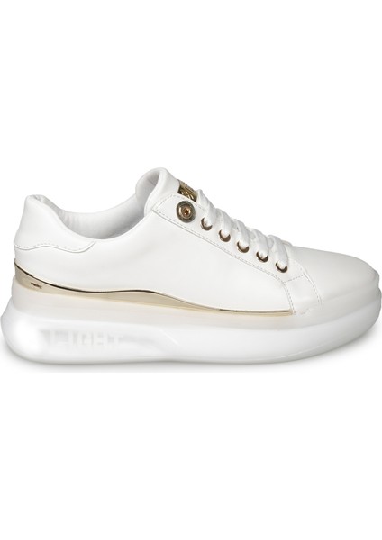 Beyaz Sneakers Deri Kadın Ayakkabı