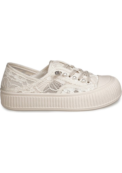 Krem Sneakers Tekstil Kadın Ayakkabı modelleri