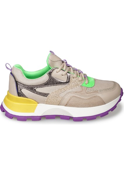 Krem Sneakers Tekstil Kadın Ayakkabı modelleri