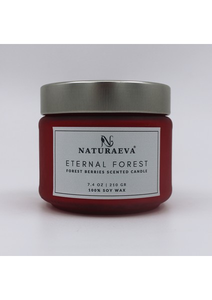 Orman Meyveleri Esanslı Kavanoz Doğal Soya Mum 210GR