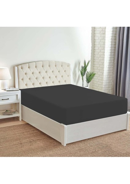 güllüce ev tekstili Lastikli Çarşaf (Siyah) fitted