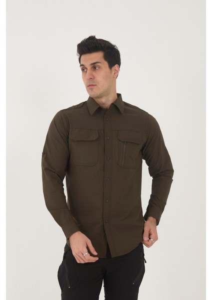 CAMP376 Outdoor Tactical Rahat ve Kullanışlı Su iticili Erkek Taktik Gömlek