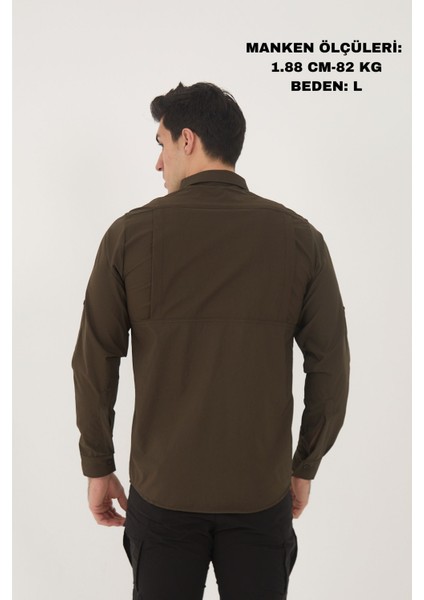 CAMP376 Outdoor Tactical Rahat ve Kullanışlı Su iticili Erkek Taktik Gömlek modelleri
