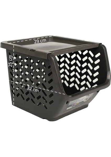 ( 2 Adet ) Büyük Boy Kapaklı Çok Amaçlı Modüler Düzenleyici Patates & Soğanlık, Oyuncak Sepeti fiyatları