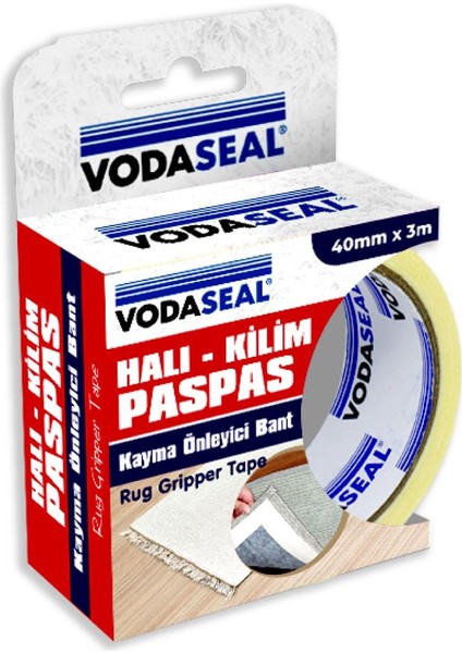 Halı Kilim Paspas Kayma Önleyici Bant - 40 mm x 3 Mt.