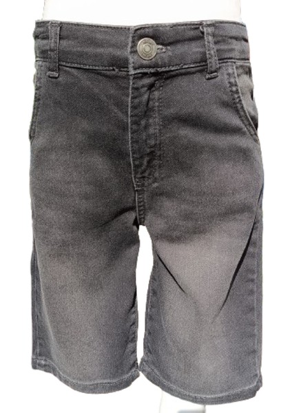 Erkek Çocuk Kot Şort First Jean 8 Yaş Antrasit