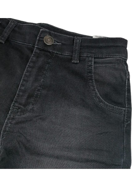 Erkek Çocuk Kot Şort First Jean 8 Yaş Antrasit